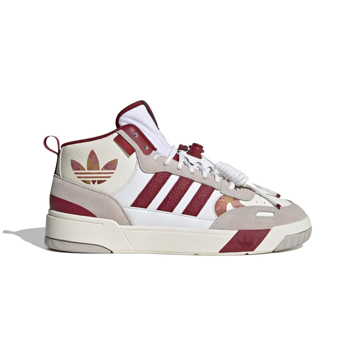 Adidas Post Up Off White Noble Maroon Cloud White